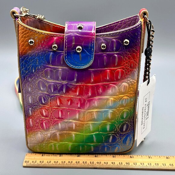 Brahmin Marley Multi Gumdrop Collection Leather Crossbody V04248940000050 NWT - Picture 14 of 16